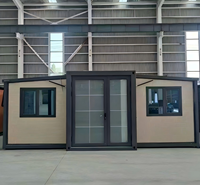 Maison préfabriquée à installation rapide de 20 pieds et 40 pieds, maison modulaire en conteneur pour exposition temporaire, location pour événements