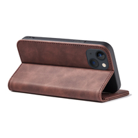 Étui portefeuille en cuir PU pour iPhone 13 - Housse avec support, 2 emplacements pour cartes, fermeture magnétique et coque antichoc
