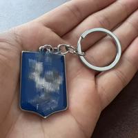 Porte-clés de football en métal en gros, porte-clés de club de football de luxe en émail, mousqueton, porte-clés d'équipe de football, cadeaux souvenirs mignons pour les fans