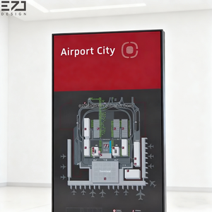 لافتات تحديد المسار للمطار وقفة واحدة داخلية/خارجية نظام اسم مبنى إشارات اتجاهية لافتة توجيه Plyon - Product Image 2