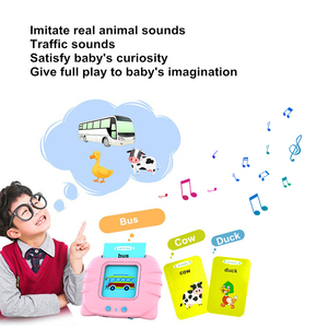 Tarjetas Educativas Interactivas con Sonido para Niños, Tarjetas de Aprendizaje con 224 Palabras Visuales, Juguetes de Aprendizaje para Niños Pequeños - Product Image 2