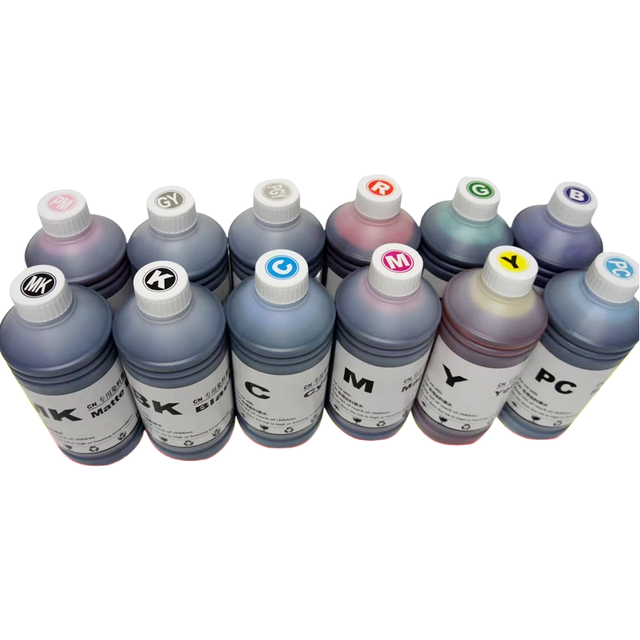 1000ml Large-capacity Supplementary Pigment Ink for Canon IPF 8010S/8310S/8310/8410S/9410S/8410SE Series 12 Color Plotter