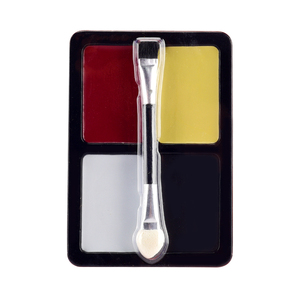 Palette de <span class=keywords><strong>maquillage</strong></span> pour enfants, 4 couleurs, imperméable, végétalien, pour <span class=keywords><strong>Halloween</strong></span>, costume de cosplay, peinture corporelle nue, visage, prix bas, fabrication en gros - Product Image 3