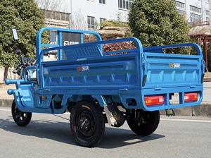 Precio al por mayor de fábrica Triciclo de carga eléctrica Transporte agrícola de buena calidad con diseño de cuerpo cerrado - Product Image 6