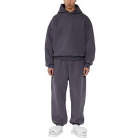 Survêtements Essentiels en Coton de Haute Qualité Personnalisés pour Hommes, Ensemble de Survêtement de Luxe Surdimensionné à Capuche Unisexe Poids Lourd