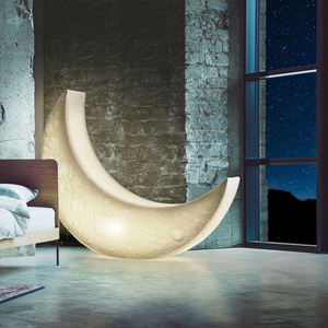 Lámpara <span class=keywords><strong>de</strong></span> Pie con Forma <span class=keywords><strong>de</strong></span> Luna Creciente, Decoración <span class=keywords><strong>de</strong></span> Paisaje, Lámpara <span class=keywords><strong>de</strong></span> Luna para Sofá, Lámpara Luminosa con Forma <span class=keywords><strong>de</strong></span> Luna para Silla Reclinable - Product Image 6