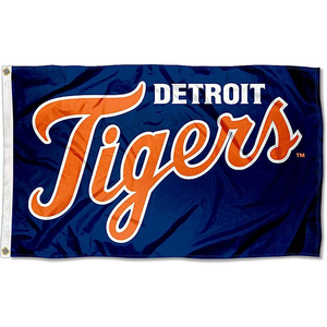 Bandera de los Tigres de Detroit de Alta Calidad, Personalizada, Impresa, 3x5 pies, 100% Poliéster, Doble Cara - Product Image 5