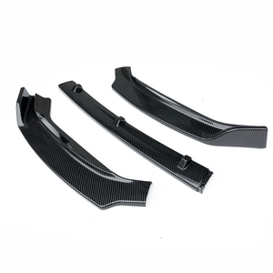 Magasins d'usine trois sections Style mise à niveau pare-chocs avant lèvre antérieure pour Volkswagen Golf VII 7 7.5 MK 7 <span class=keywords><strong>G</strong></span> <span class=keywords><strong>T</strong></span> I <span class=keywords><strong>R</strong></span> Line nouveau ABS - Product Image 2