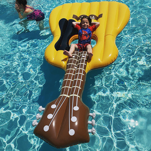 Flotteur de <span class=keywords><strong>piscine</strong></span> de guitare gonflable personnalisé en usine, lit d'eau gonflable flotteur de <span class=keywords><strong>piscine</strong></span> lit d'air <span class=keywords><strong>coussin</strong></span> d'air jouets de chaise - Product Image 3