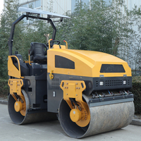 Compacteur routier vibrant certifié CE EPA 1T-6T à double tambour, moteur Huade, vente directe usine, garantie fiable