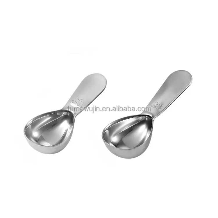 Measuring spoon for coffee bean tea spoon 304 stainless steel coffee scoop