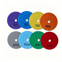 Disques de polissage diamantés à sec segmentés de 100 mm (4 pouces) pour la restauration du granit, du marbre et de la pierre