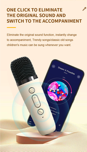 ลำโพงคาราโอเกะพร้อมจอแสดงผลระบบซิงโครไนซ์เนื้อ<span class=keywords><strong>เพลง</strong></span>สมาร์ท<span class=keywords><strong>เพลง</strong></span>ขอใหม่ประสบการณ์ KTV ลำโพงอุปกรณ์เสริมลำโพงปาร์ตี้ - Product Image 6