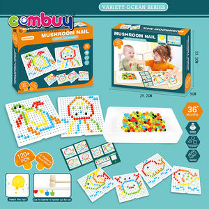 Istruzione FAI DA TE modello di plastica fungo unghie peg puzzle - Product Image 3