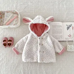Derniers enfants bébé mignon manteau chaud d'hiver design fantaisie manteau chaud épais pour enfants