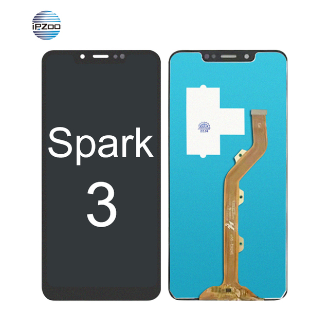 For Tecno Spark 3 KB7 Lcd Screen Wholesale for Tecno Spark 3 Display Pantallas for Tecno Spark 3 Screen Replacement