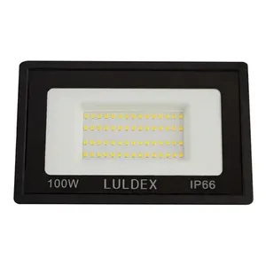 IP66 100W SMD proiettore a LED caldo pacchetto di luce bianca da 2 riflettori per giardino o stadio ETL Certified