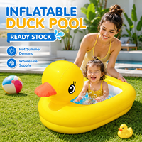 Piscine gonflable personnalisée en forme de canard, adaptée aux jeux aquatiques des enfants et des nourrissons, convient pour une utilisation en extérieur et en intérieur