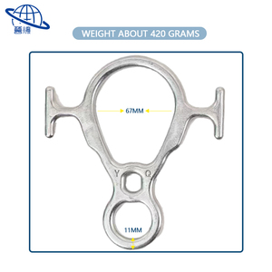 Descensor em Forma de 8 da Marca HuaYu, 22KN, Aço Inoxidável 316, Certificado CE, Ferramenta de Segurança para Escalada e Resgate ao Ar Livre - Product Image 5