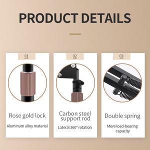 Giá đỡ điện thoại có thể điều chỉnh chiều cao, giá đỡ tay lười đa năng có thể kéo dài cho máy tính bảng và thiết bị di động từ 4-12,9 inch - Product Image 4