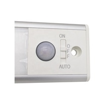 Éclairage intérieur de caravane à intensité variable avec détecteur de mouvement PIR, boîtier argenté de 300 mm, lampe sans points 4,5 W, DC12-28V