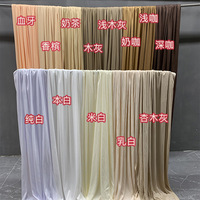 Rideau de fond de scène pour fête en gros, décoration de scène de mariage, rideau en tissu extensible en soie de lait, fond de scène en tissu extensible