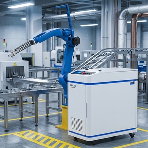 Machine de nettoyage laser intelligente automatisée avec PLC et moteur, connectivité IoT pour la surveillance à distance et le traitement industriel par lots - Product Image 1