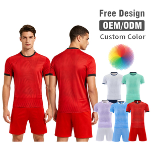 Nuova Maglia da <span class=keywords><strong>Calcio</strong></span> Personalizzata 2026 con Funzione Assorbente del Sudore - Completo da <span class=keywords><strong>Calcio</strong></span> da Uomo in Poliestere - Product Image 1