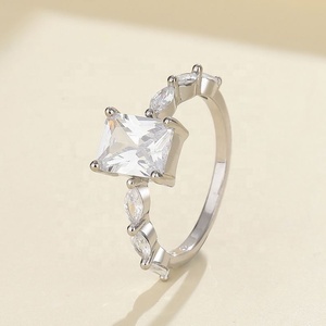 Elegant High Fashion Cubic Zirconia S925 <b>Silver</b> <b>Ring</b> Jewelry Perfect Fine Jewelry Women <b>Silver</b> Plated <b>Ring</b> for Women <b>Men</b> - Product Image 1