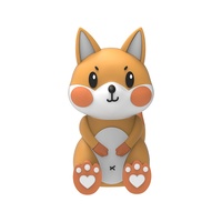 Nouvel Animal de Dessin Animé pour Enceinte Sans Fil, Mini Mignon Panda Renard Oiseau Chat, Jambes Extensibles Anti-Chute Multifonctionnel