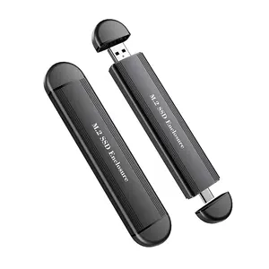 <span class=keywords><strong>2</strong></span> في 1 نوع C USB M.<span class=keywords><strong>2</strong></span> Nvme SSD الضميمة 10 جيجابايت في الثانية عالية السرعة نقل القرص الصلب SSD مربع لأجهزة الكمبيوتر المحمول - Product Image 1