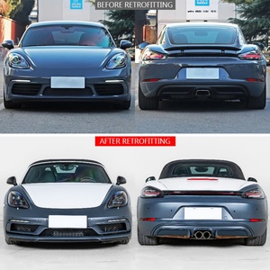 Kit de carrosserie pour la modification et la mise à niveau des voitures de 2012 à 2016, pare-chocs avant et arrière sport 718 pour 981 Boxster Cayman GTS - Product Image 2