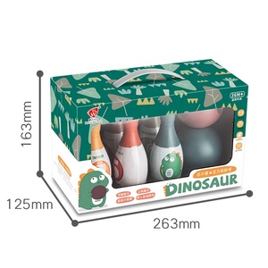 Nouveau <span class=keywords><strong>jeu</strong></span> <span class=keywords><strong>de</strong></span> bowling dinosaure coloré <span class=keywords><strong>en</strong></span> plastique pour enfants, idéal pour l'intérieur et l'extérieur, collection 2024, vente chaude - Product Image 5