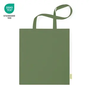 Borsa shopper in cotone riciclato, merchandising sostenibile - Product Image 2