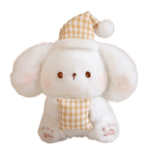 Lindo Peluche de Perro con Gorro, Estilo Crema, Cachorro de Peluche, Juguete de Perro de Ensueño, Regalo para Niños - Product Image 5