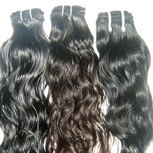 Extensions de cheveux Remy de qualité, 100% cheveux indiens non traités, paquet de 100g avec personnalisation du logo, marque de cheveux Remy - Product Image 1