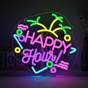 Enseigne au néon personnalisée style moderne/vintage/minimaliste/écriture/forme lumière LED art mural au néon avec chaînes/clous - Product Image 4