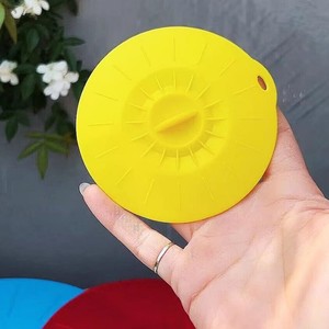 Couvre-plat en silicone pour micro-ondes, couvre-plat de cuisine coloré, réutilisable, pour <span class=keywords><strong>pot</strong></span>, bol, tasse, couvercle en silicone à ventouse scellé - Product Image 6