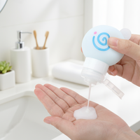 MOQ 3000 pièces – Nouveau design – Kit de voyage pour produits de toilette (shampoing, lotion) – Bouteilles souples en silicone écologiques approuvées TSA – Logo personnalisé