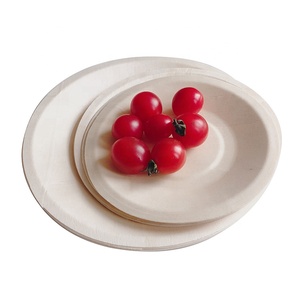 Venta al por mayor sano respetuoso del medio ambiente desechables de madera Natural de madera de la placa platos - Product Image 3