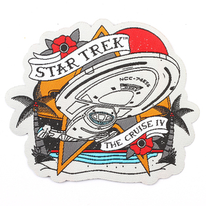 カスタムロゴとサイズが利用可能絶妙な中国工場カラフルな織りパッチ - Product Image 2