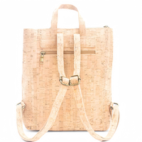 Sac à dos femme en Liège léger avec poignée grande capacité sac ordinateur écologique pour déplacement quotidien