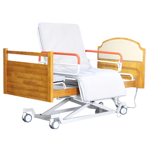 Высококачественная подъемная кровать медицинское оборудование для домашнего ухода многофункциональная электрическая вращающаяся кровать деревянная направляющая $750 для продвижения - Product Image 6