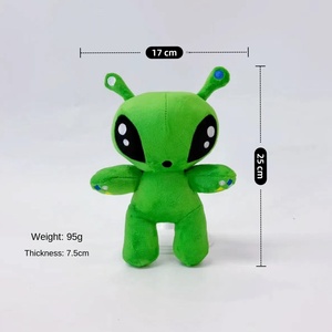 Nouveau jouet en peluche super doux AFTONSPARV vert <span class=keywords><strong>Alien</strong></span> avec doublure en maille de remplissage en coton PP soulagement du Stress - Product Image 5