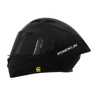 Casques de moto avec mentonnière relevable, coque ABS, double visière, coussinets d'oreille amovibles, boucle de sécurité, doublure en coton confortable, vente en gros