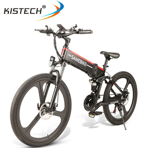 <span class=keywords><strong>SAMEBIKE</strong></span>-<span class=keywords><strong>bicicleta</strong></span> eléctrica plegable LO26, neumáticos de 26 ", Motor de 350W, batería de 48V 10,4ah - Product Image 5