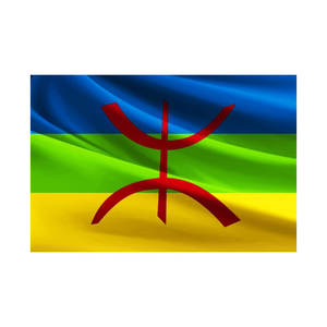 Logo personnalisé <span class=keywords><strong>drapeau</strong></span> <span class=keywords><strong>berbère</strong></span> amazigh 150x90cm bannières et drapeaux de solidité des couleurs élevées pour l'affichage - Product Image 4
