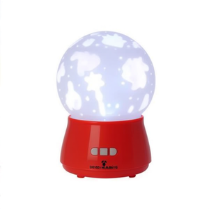 Proyector con rotación de 360 ​​grados, luz nocturna, globo LED multicolor, control táctil, enchufe USB para bebés y niños D0100HA861G - Product Image 1