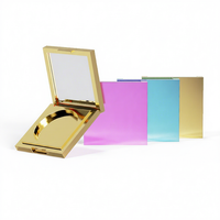 Nouvelle palette de fards à paupières Choebe Purple Gold à grille unique, étui à blush, poudre compacte, emballage cosmétique pour personnalisation
