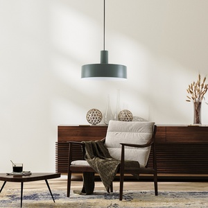 Lámpara de techo 1xE27 verde, diseño elegante, adecuada para iluminación ambiental y decoración de interiores. - Product Image 3